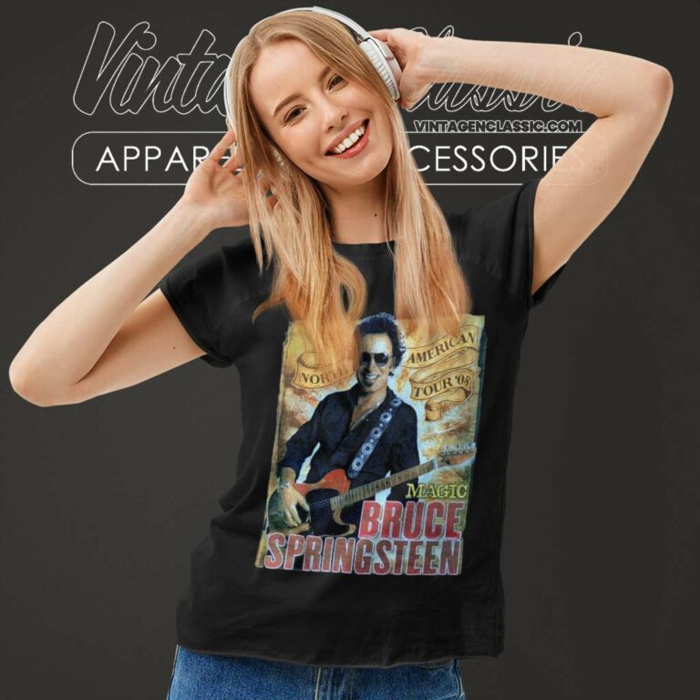 Bruce Springsteen American Tour Women TShirt Bruce Springsteen American Tour Women TShirt