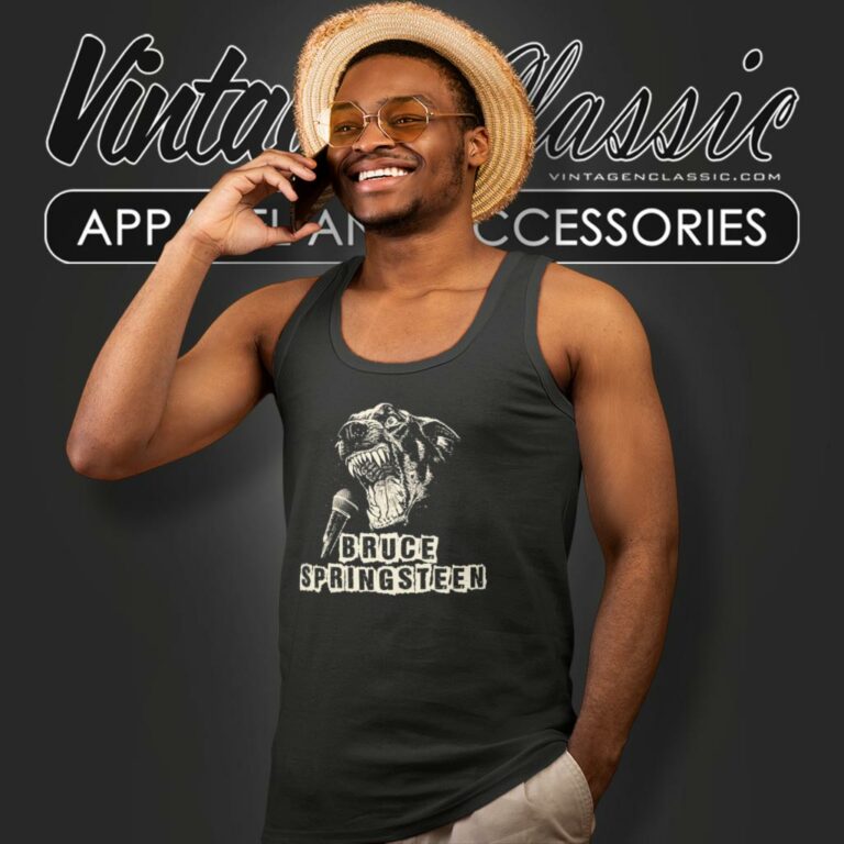 Bruce Springsteen Beast Scream Tank Top Racerback Bruce Springsteen Beast Scream Tank Top Racerback