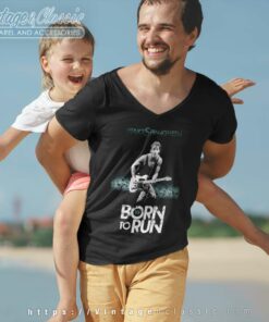 Bruce Springsteen Born To Run V Neck TShirt