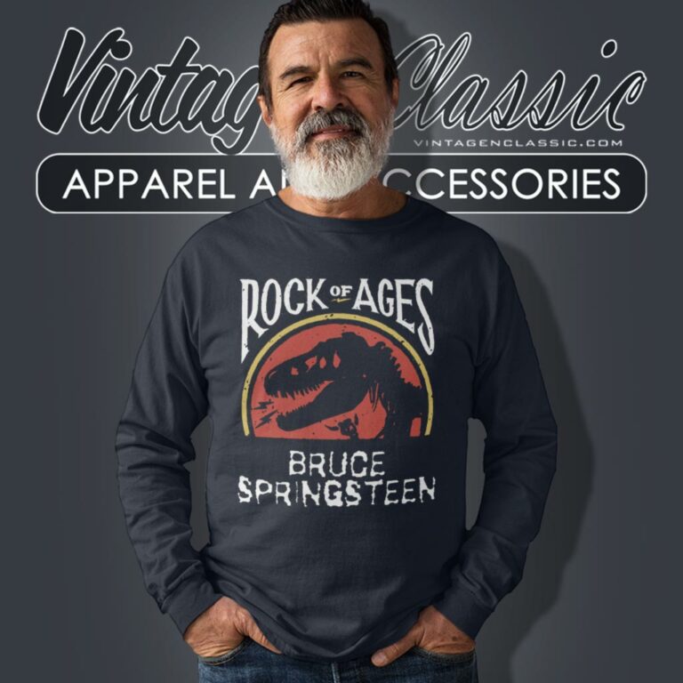 Bruce Springsteen Bruce Rock Of Ages Long Sleeve Tee Bruce Springsteen Bruce Rock Of Ages Long Sleeve Tee