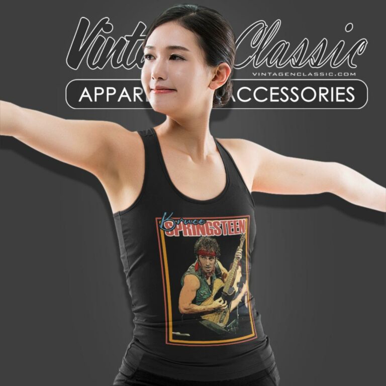 Bruce Springsteen Classic Rock Tank Top Racerback Bruce Springsteen Classic Rock Tank Top Racerback