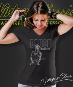 Bruce Springsteen Live Concert V Neck TShirt