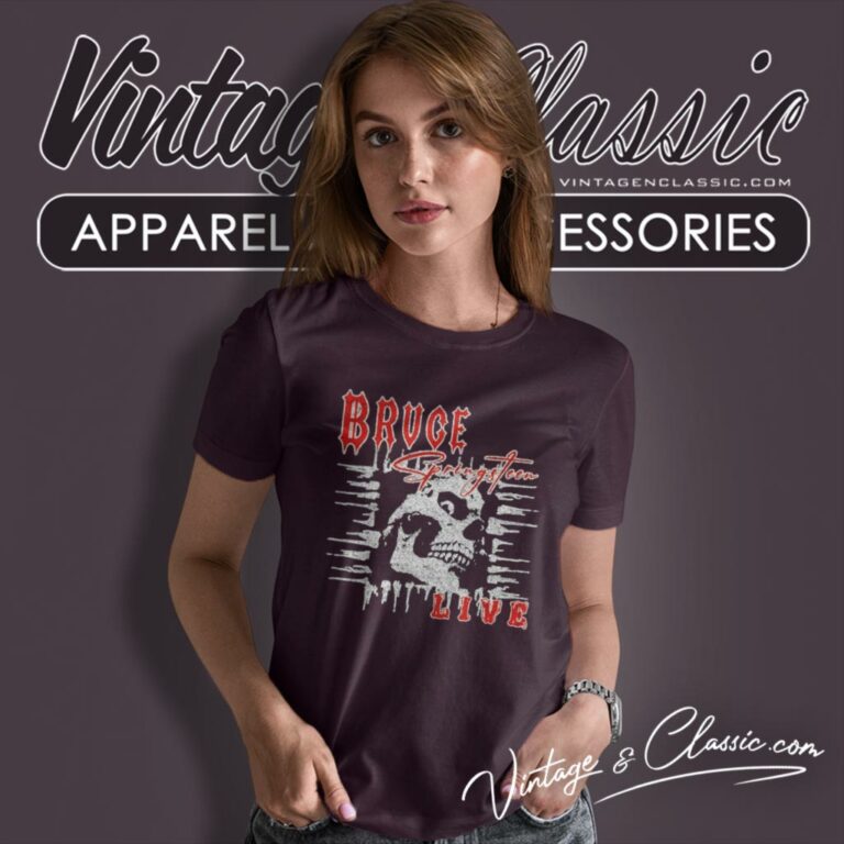 Bruce Springsteen Live Women T Shirt Bruce Springsteen Live Women T Shirt