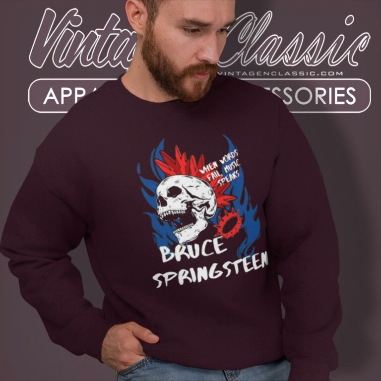 Bruce Springsteen Music Speaks Sweatshirt Bruce Springsteen Music Speaks Sweatshirt