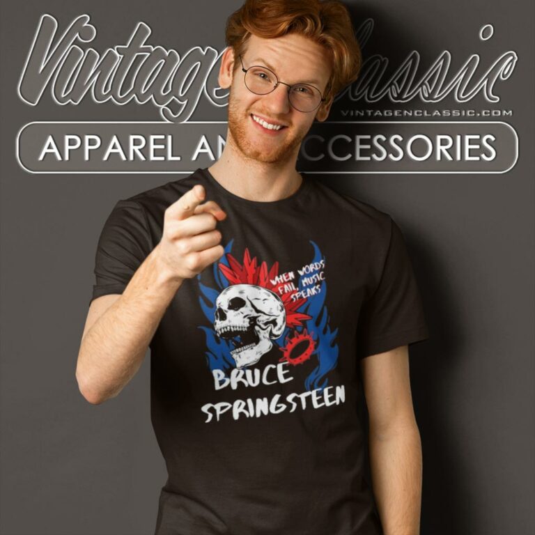 Bruce Springsteen Music Speaks T Shirt Bruce Springsteen Music Speaks T Shirt