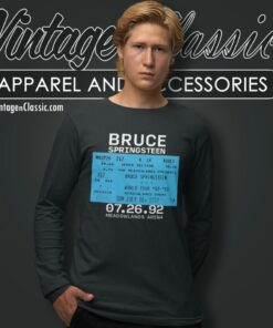Bruce Springsteen Nj 07 26 92 Long Sleeve Tee