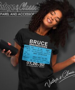 Bruce Springsteen Nj 07 26 92 Women T Shirt