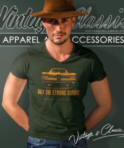 Bruce Springsteen Only The Strong Survive V Neck TShirt 1