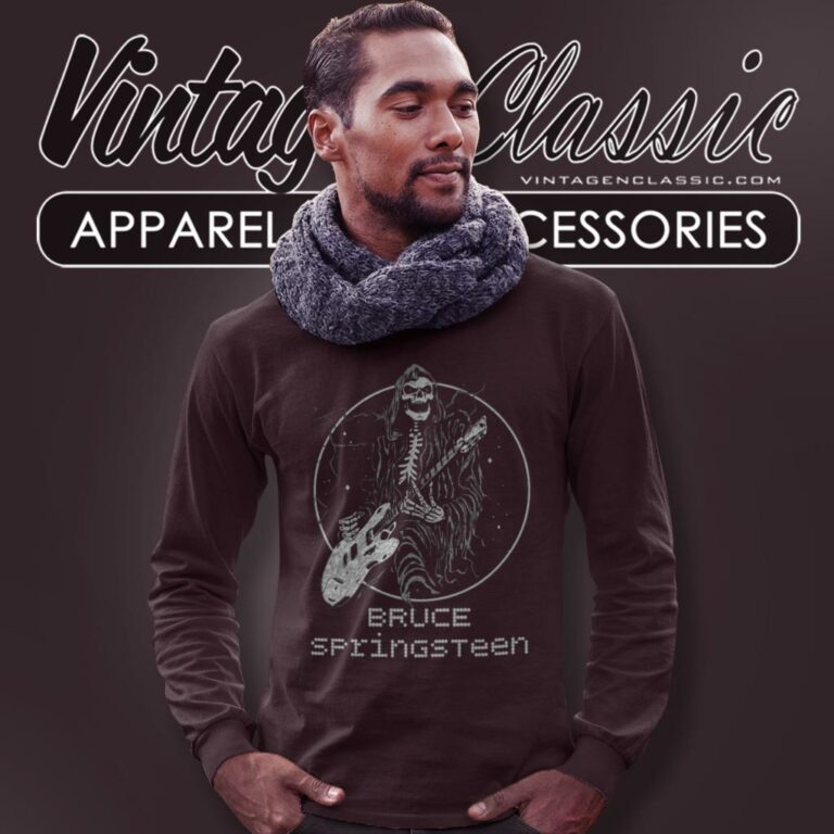 Bruce Springsteen Play Guitar Long Sleeve Tee Bruce Springsteen Play Guitar Long Sleeve Tee