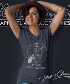 Bruce Springsteen Play Guitar V Neck TShirt