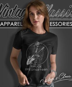 Bruce Springsteen Play Guitar Women T Shirt