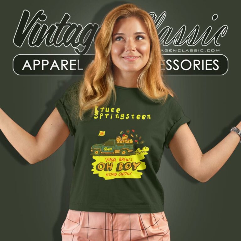 Bruce Springsteen Retro Car Women T Shirt Bruce Springsteen Retro Car Women T Shirt