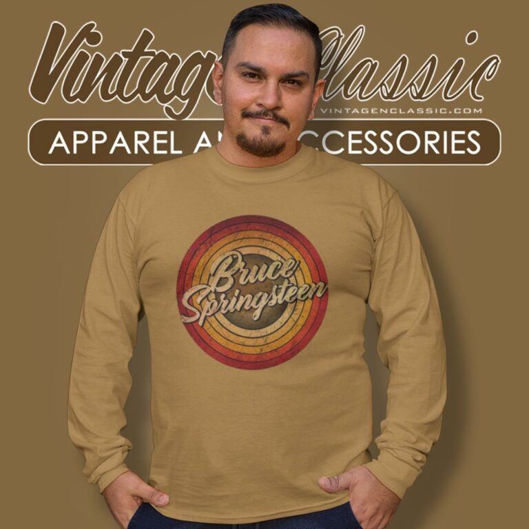 Bruce Springsteen Retro Long Sleeve Tee Bruce Springsteen Retro Long Sleeve Tee