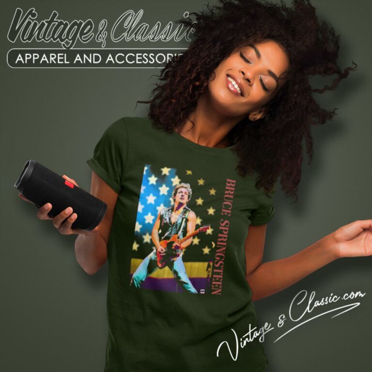 Bruce Springsteen Rockin All Night Women T Shirt Bruce Springsteen Rockin All Night Women T Shirt