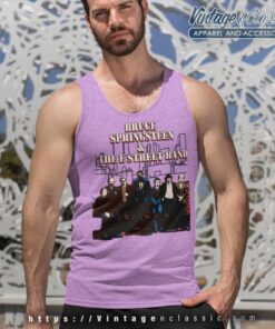 Bruce Springsteen Shirt And The E Street Tank Top Racerback