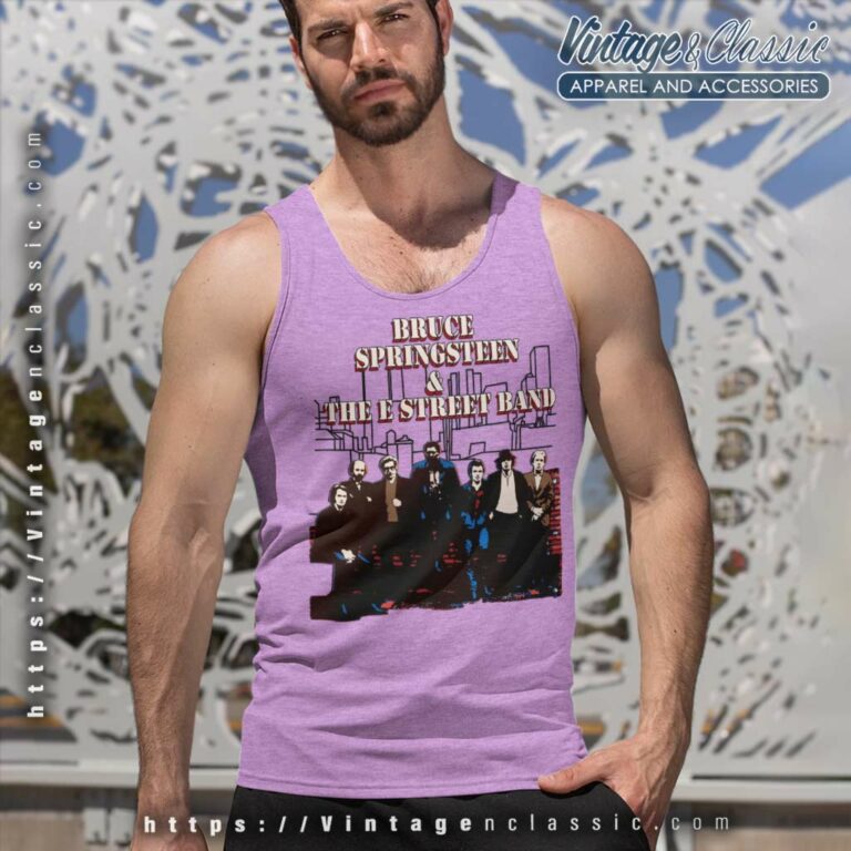 Bruce Springsteen Shirt And The E Street Tank Top Racerback Bruce Springsteen Shirt And The E Street Tank Top Racerback