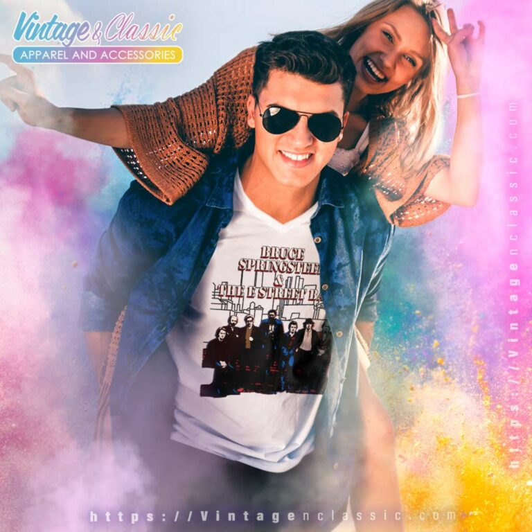 Bruce Springsteen Shirt And The E Street V Neck TShirt Bruce Springsteen Shirt And The E Street V Neck TShirt