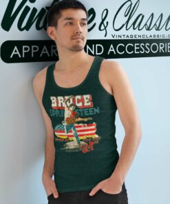 Bruce Springsteen Shirt Born In The Usa 65 Tank Top Racerback