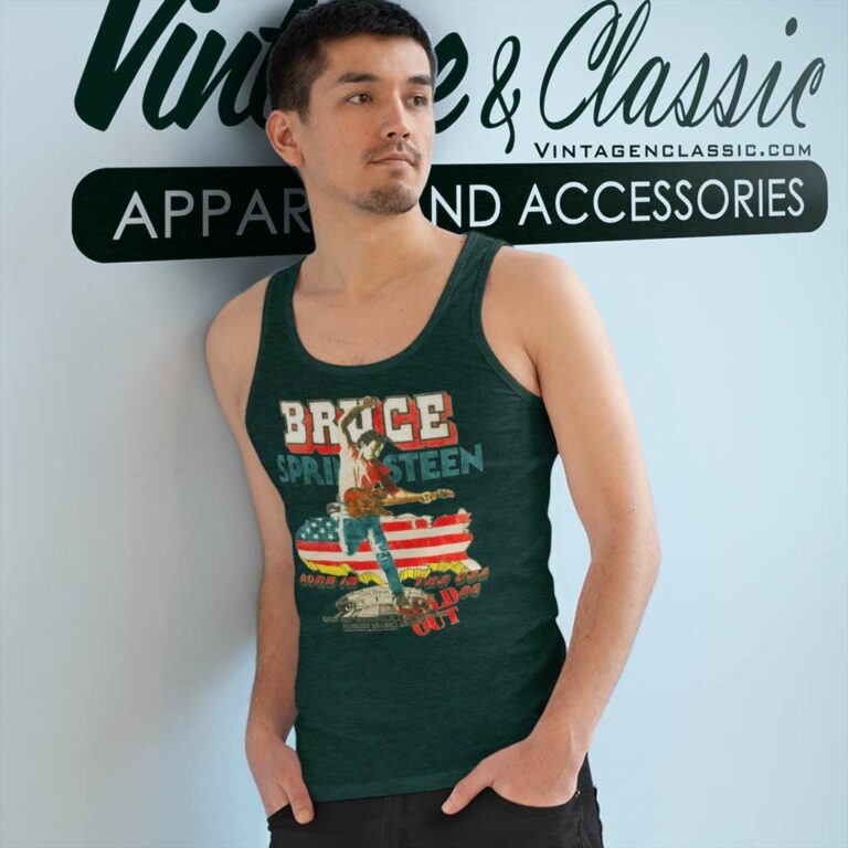 Bruce Springsteen Shirt Born In The Usa 65 Tank Top Racerback Bruce Springsteen Shirt Born In The Usa 65 Tank Top Racerback
