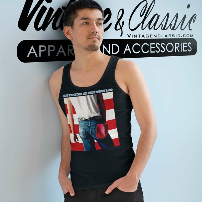 Bruce Springsteen Shirt Born In The Usa Tank Top Racerback Bruce Springsteen Shirt Born In The Usa Tank Top Racerback