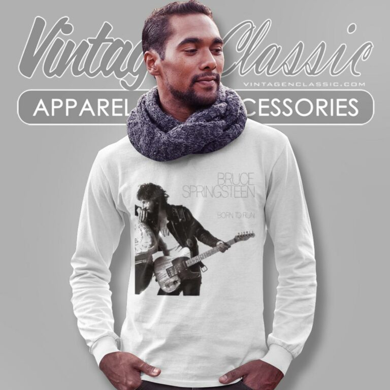 Bruce Springsteen Shirt Born To Run Long Sleeve Tee Bruce Springsteen Shirt Born To Run Long Sleeve Tee