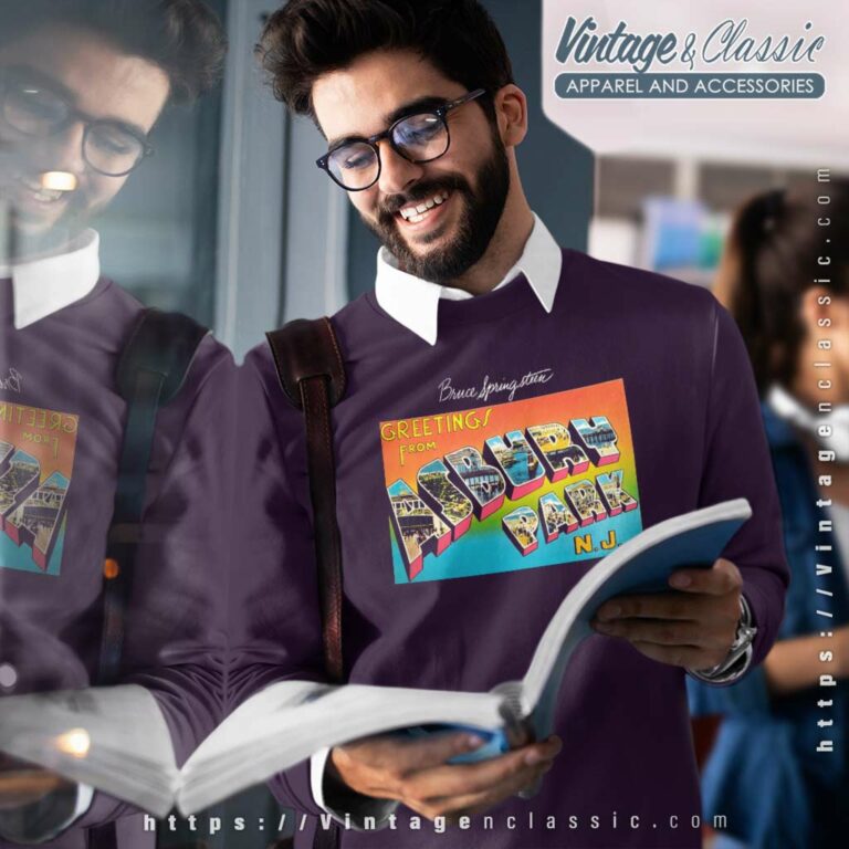 Bruce Springsteen Shirt Greetings From Asbury Park Sweatshirt Bruce Springsteen Shirt Greetings From Asbury Park Sweatshirt