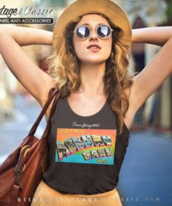 Bruce Springsteen Shirt Greetings From Asbury Park Tank Top Racerback