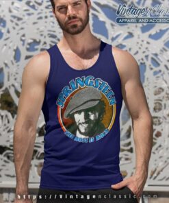 Bruce Springsteen Shirt The Boss Is Back Tank Top Racerback