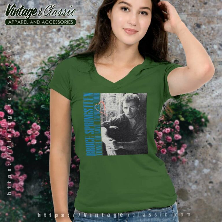 Bruce Springsteen Shirt Tunnel Of Love Express V Neck TShirt Bruce Springsteen Shirt Tunnel Of Love Express V Neck TShirt