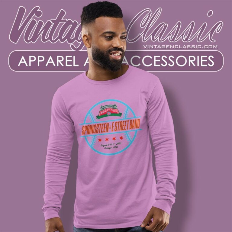 Bruce Springsteen Shirt Wrigley Field Long Sleeve Tee Bruce Springsteen Shirt Wrigley Field Long Sleeve Tee