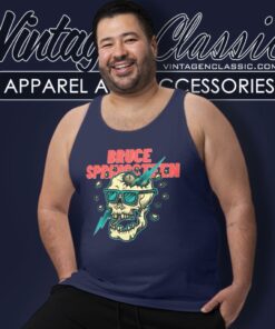 Bruce Springsteen Skull Tank Top Racerback