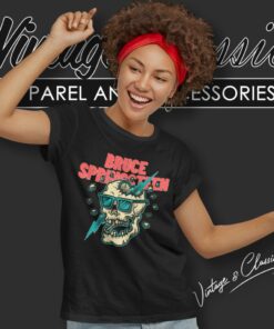 Bruce Springsteen Skull Women T Shirt