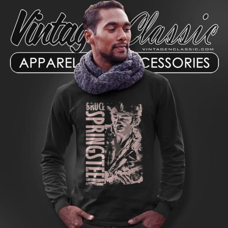 Bruce Springsteen The Boss Long Sleeve Tee Bruce Springsteen The Boss Long Sleeve Tee