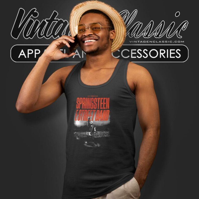 Bruce Springsteen The E Street Band Tank Top Racerback Bruce Springsteen The E Street Band Tank Top Racerback