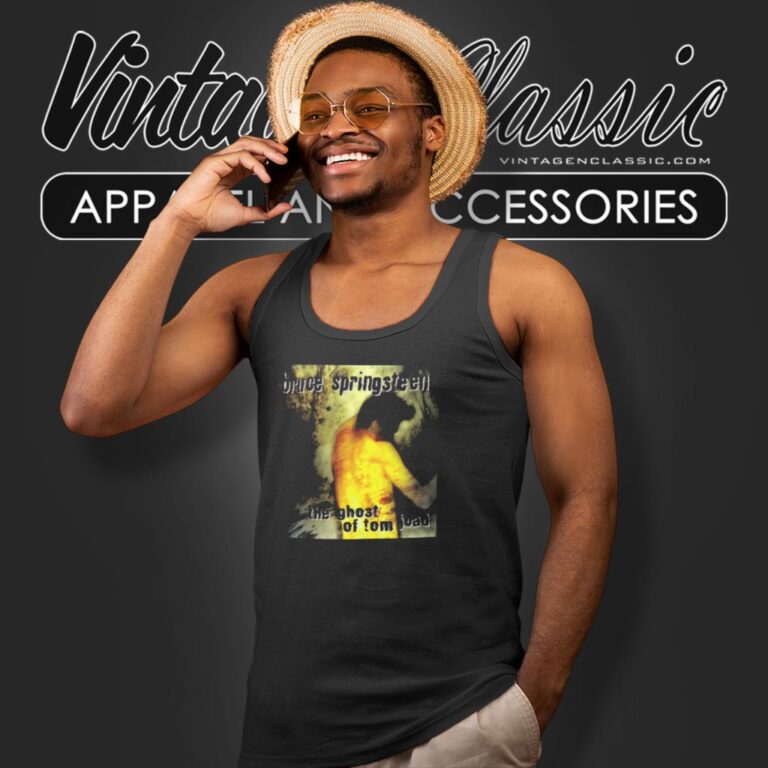Bruce Springsteen The Ghost Of Tom Joad Tank Top Racerback 1 Bruce Springsteen The Ghost Of Tom Joad Tank Top Racerback 1