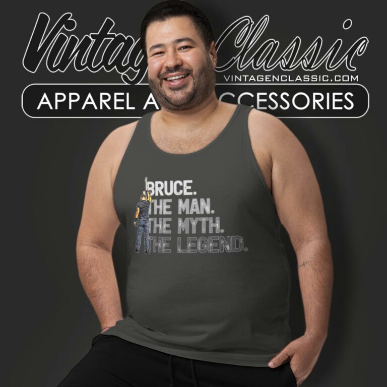 Bruce Springsteen The Legend Tank Top Racerback Bruce Springsteen The Legend Tank Top Racerback