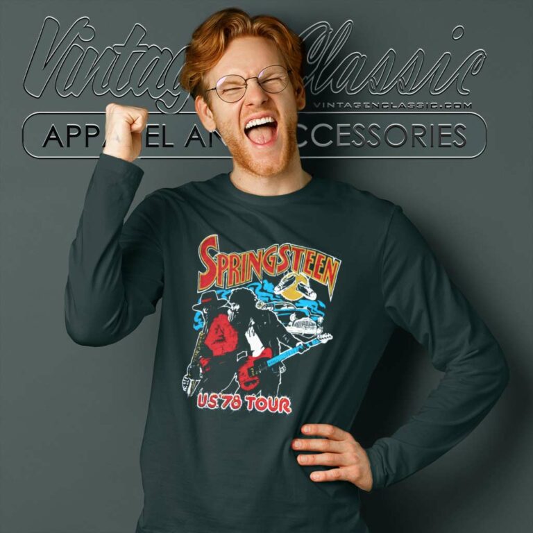 Bruce Springsteen Us 1978 Tour Long Sleeve Tee Bruce Springsteen Us 1978 Tour Long Sleeve Tee
