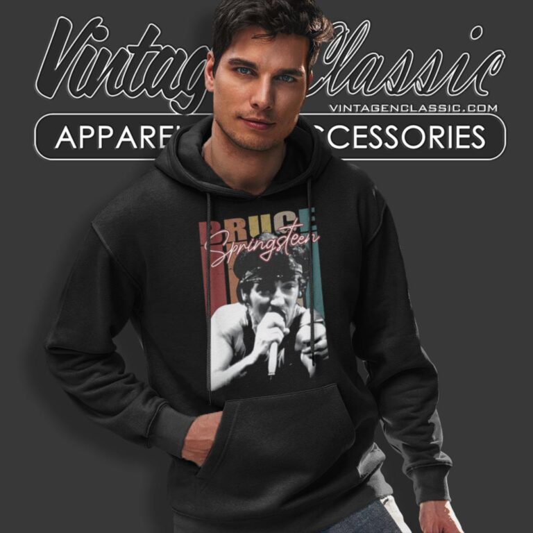 Bruce Springsteen Vintage Retro Hoodie Bruce Springsteen Vintage Retro Hoodie