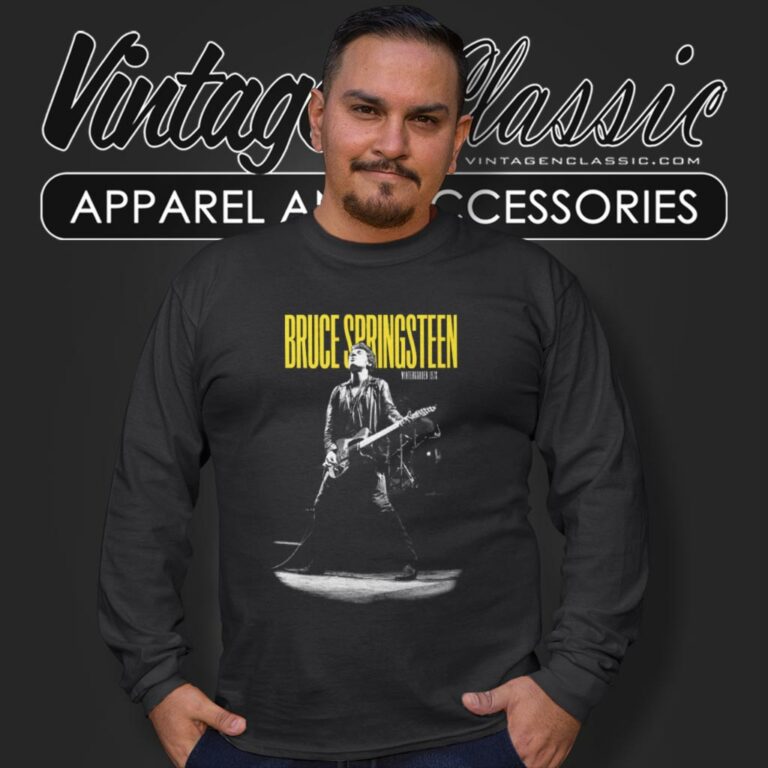 Bruce Springsteen Winterland Ballroom Guitar Long Sleeve Tee Bruce Springsteen Winterland Ballroom Guitar Long Sleeve Tee
