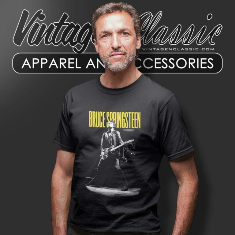 Bruce Springsteen Winterland Ballroom Guitar T Shirt Bruce Springsteen Winterland Ballroom Guitar T Shirt