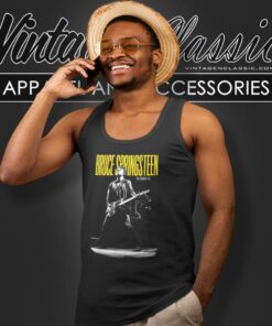 Bruce Springsteen Winterland Ballroom Guitar Tank Top Racerback