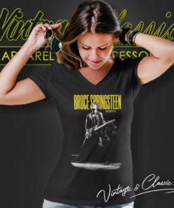 Bruce Springsteen Winterland Ballroom Guitar V Neck TShirt