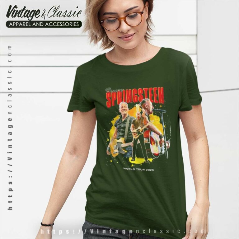 Bruce Springsteen World Tour 2023 Women TShirt Bruce Springsteen World Tour 2023 Women TShirt