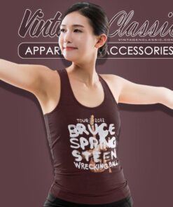 Bruce Springsteen Wrecking Ball Tank Top Racerback 1