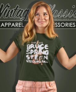 Bruce Springsteen Wrecking Ball Women T Shirt 1