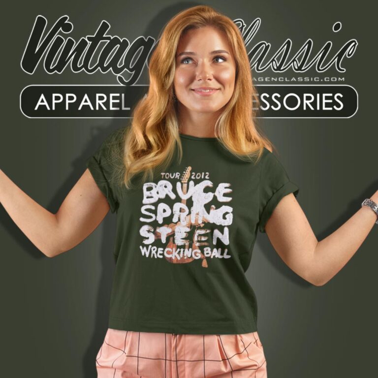 Bruce Springsteen Wrecking Ball Women T Shirt 1 Bruce Springsteen Wrecking Ball Women T Shirt 1