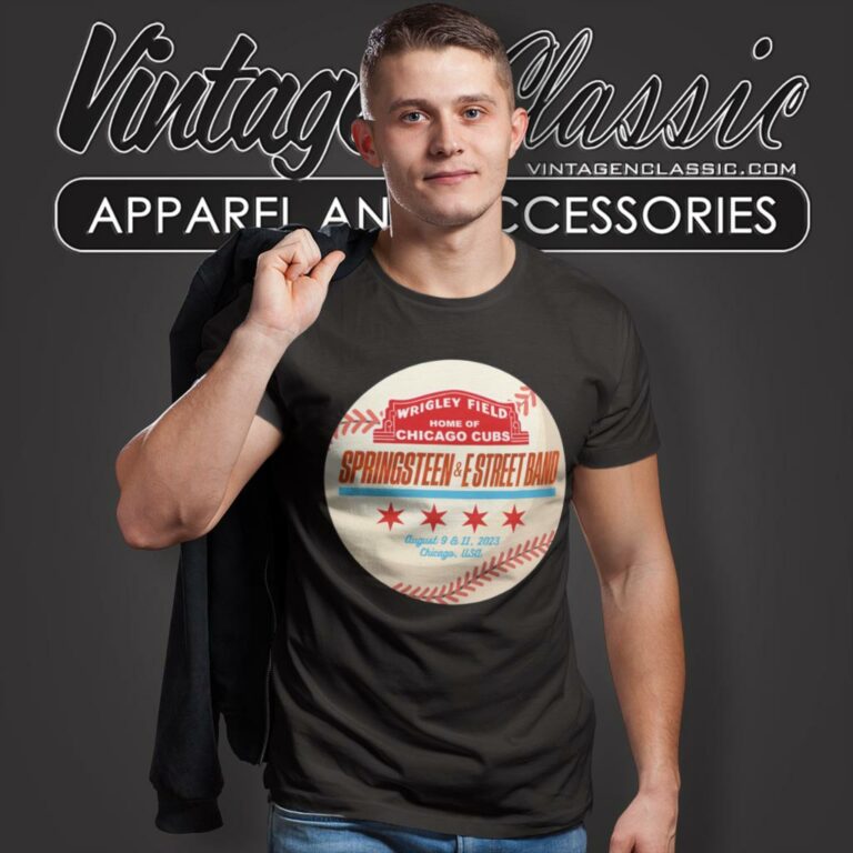 Bruce Springsteen Wrigley Field T Shirt 1 Bruce Springsteen Wrigley Field T Shirt 1