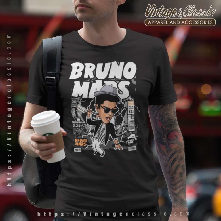 Bruno Mars Comic Tour 2023 T Shirt Bruno Mars Comic Tour 2023 T Shirt