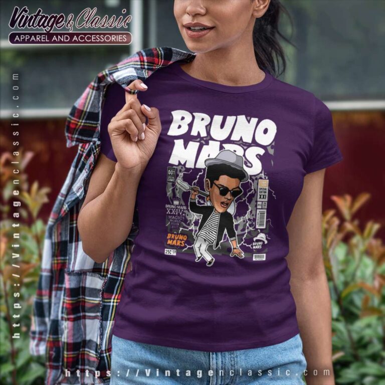 Bruno Mars Comic Tour 2023 Women TShirt Bruno Mars Comic Tour 2023 Women TShirt