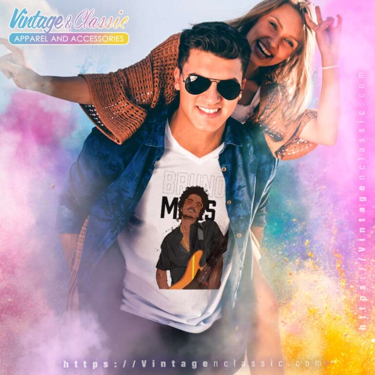 Bruno Mars Social Viral 2023 Gift For Bruno Mars V Neck TShirt Bruno Mars Social Viral 2023 Gift For Bruno Mars V Neck TShirt